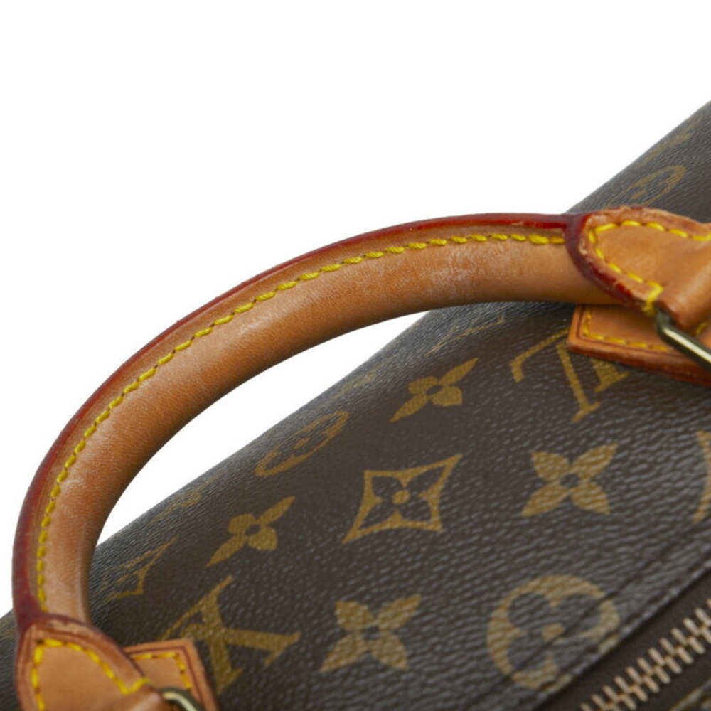 Louis Vuitton Monogram Speedy 35 Handbag Boston Bag M41524 Brown PVC  Leather Ladies LOUIS VUITTON