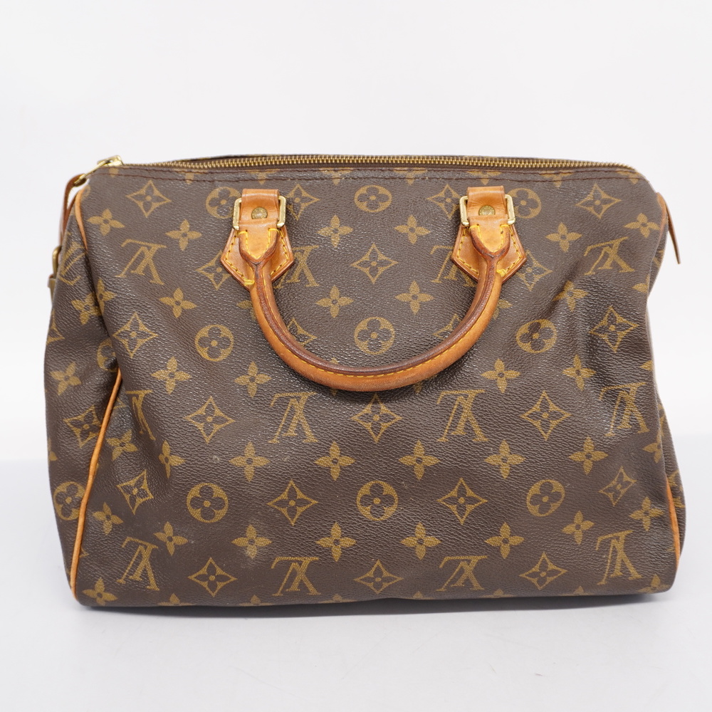 Auth Louis Vuitton Monogram Speedy 30 M41108 Women's Handbag
