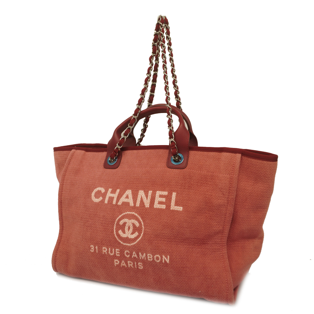 CHANEL Pre-Owned Deauville two-way Canvas Tote Bag - Farfetch