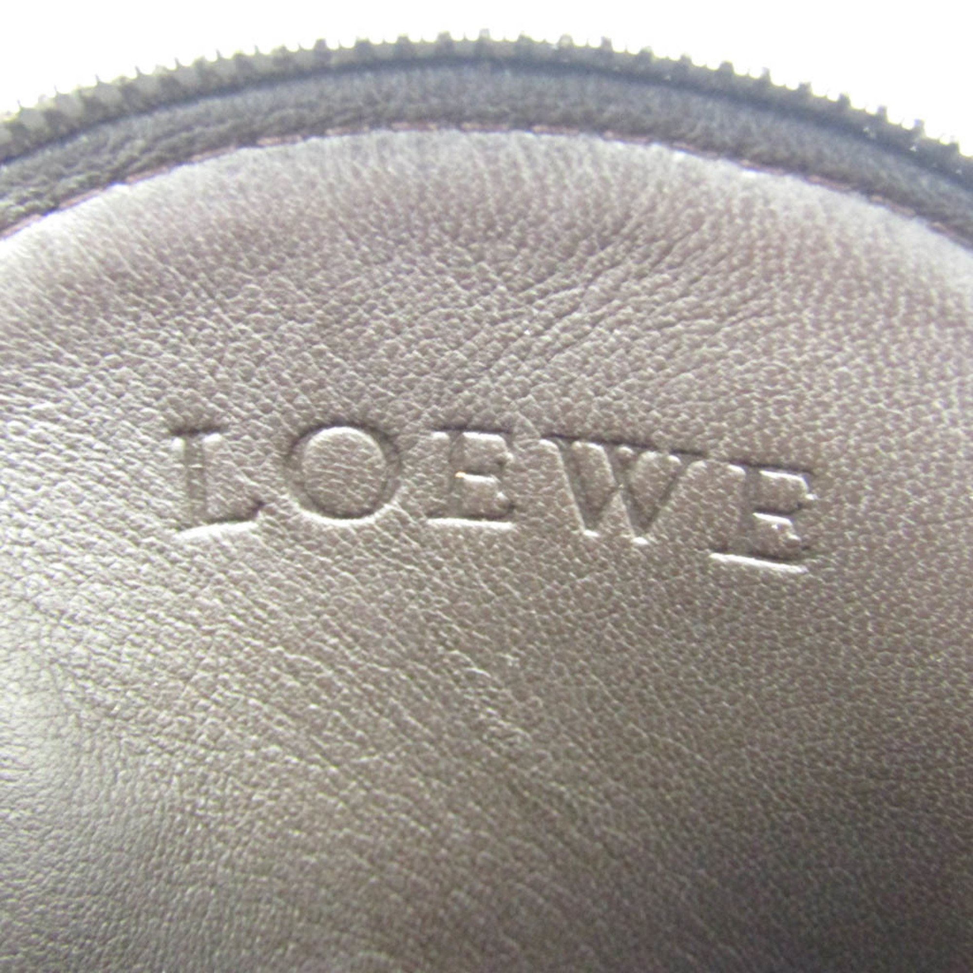 Loewe Women's Leather Coin Purse/coin Case Yellow
