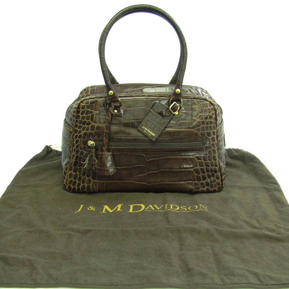 J&M Davidson VIVI Women's Leather Tote Bag Dark Brown | eLADY Globazone