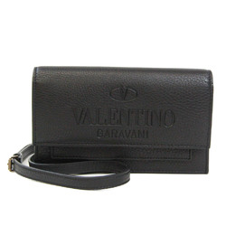 Valentino Garavani VY0P0T00VXY Women's Leather Shoulder Bag Black