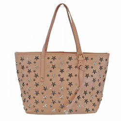 Jimmy Choo Sasha Women's Leather Studded Handbag Pink Beige