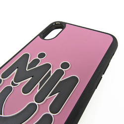 Miu Miu Rubber Phone Bumper For IPhone X Black,Pink 5ZH058