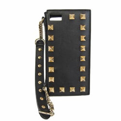 Valentino Garavani Leather Phone Bumper For IPhone 5 Black Rockstud iPhone Case GWP00224