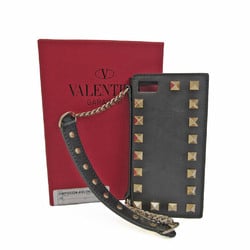 Valentino Garavani Leather Phone Bumper For IPhone 5 Black Rockstud iPhone Case GWP00224