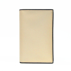 Valextra V8L03 Leather Business Card Case Off-white