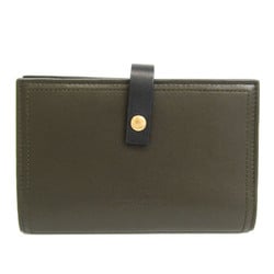 Bottega Veneta Pocket Size Planner Cover Black,Khaki card case