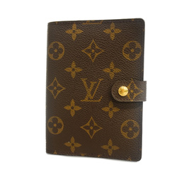 LOUIS VUITTON Agenda PM Monogram Canvas Planner Cover Brown