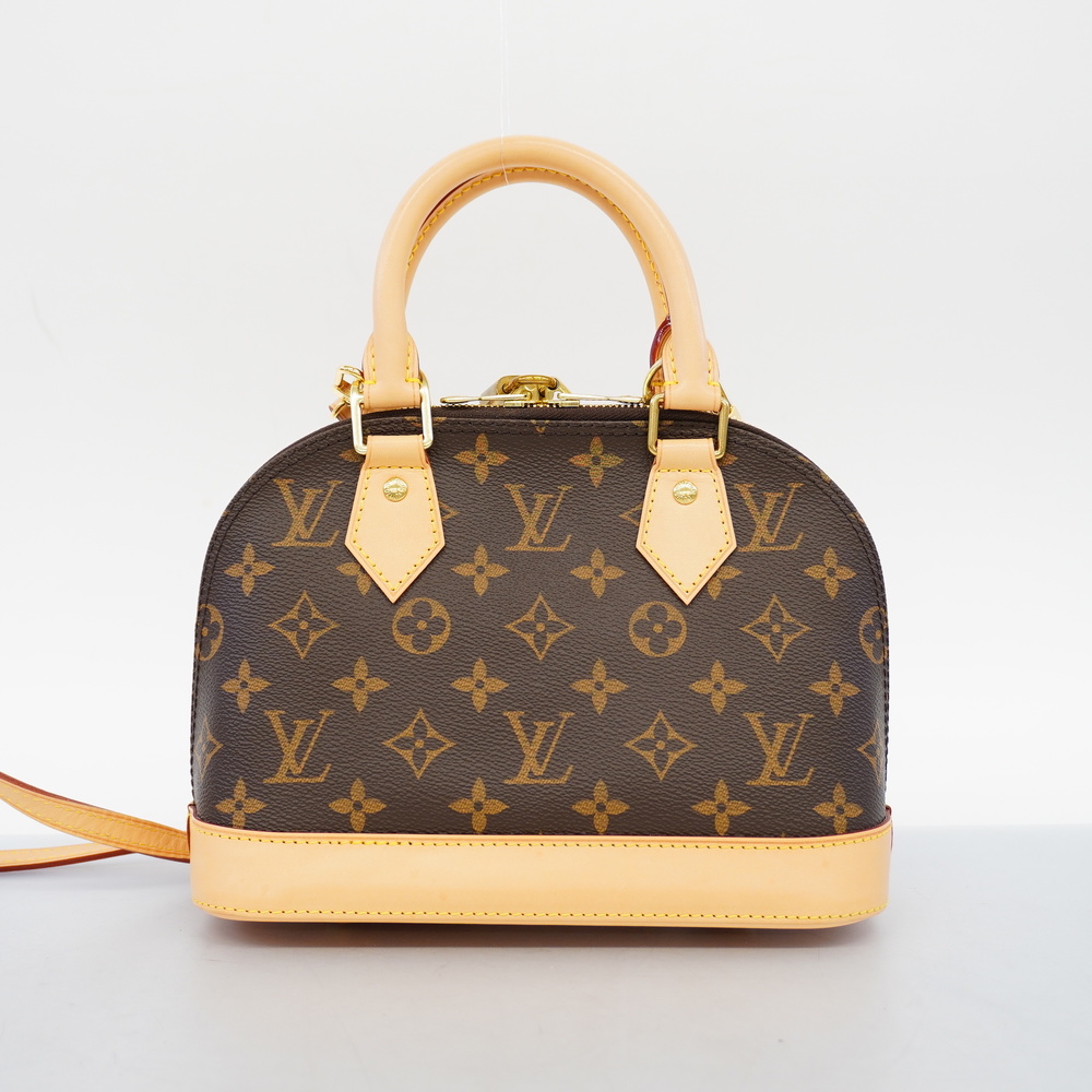 LOUIS VUITTON Brown Monogram Alma BB 2 Way Satchel - The Purse Ladies