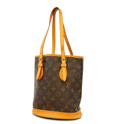 Auth Louis Vuitton Monogram Petit Bucket M42238 Women's Tote Bag