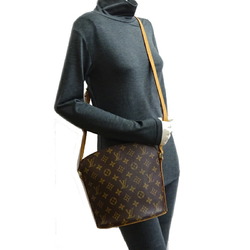 Louis Vuitton Drouot Women's Shoulder Bag M51290 Monogram Ebene (Brown)