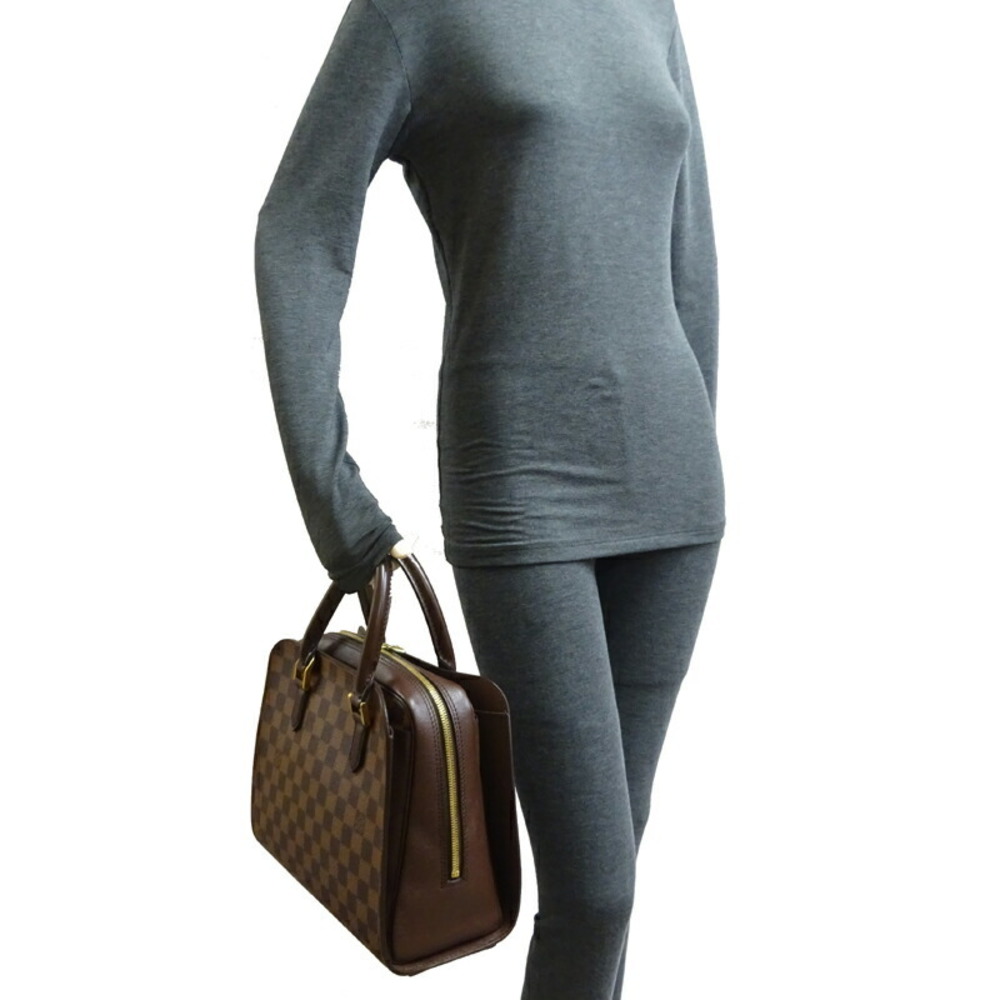 LOUIS VUITTON Triana Ladies Handbag N51155 Damier Ebene [Brown]