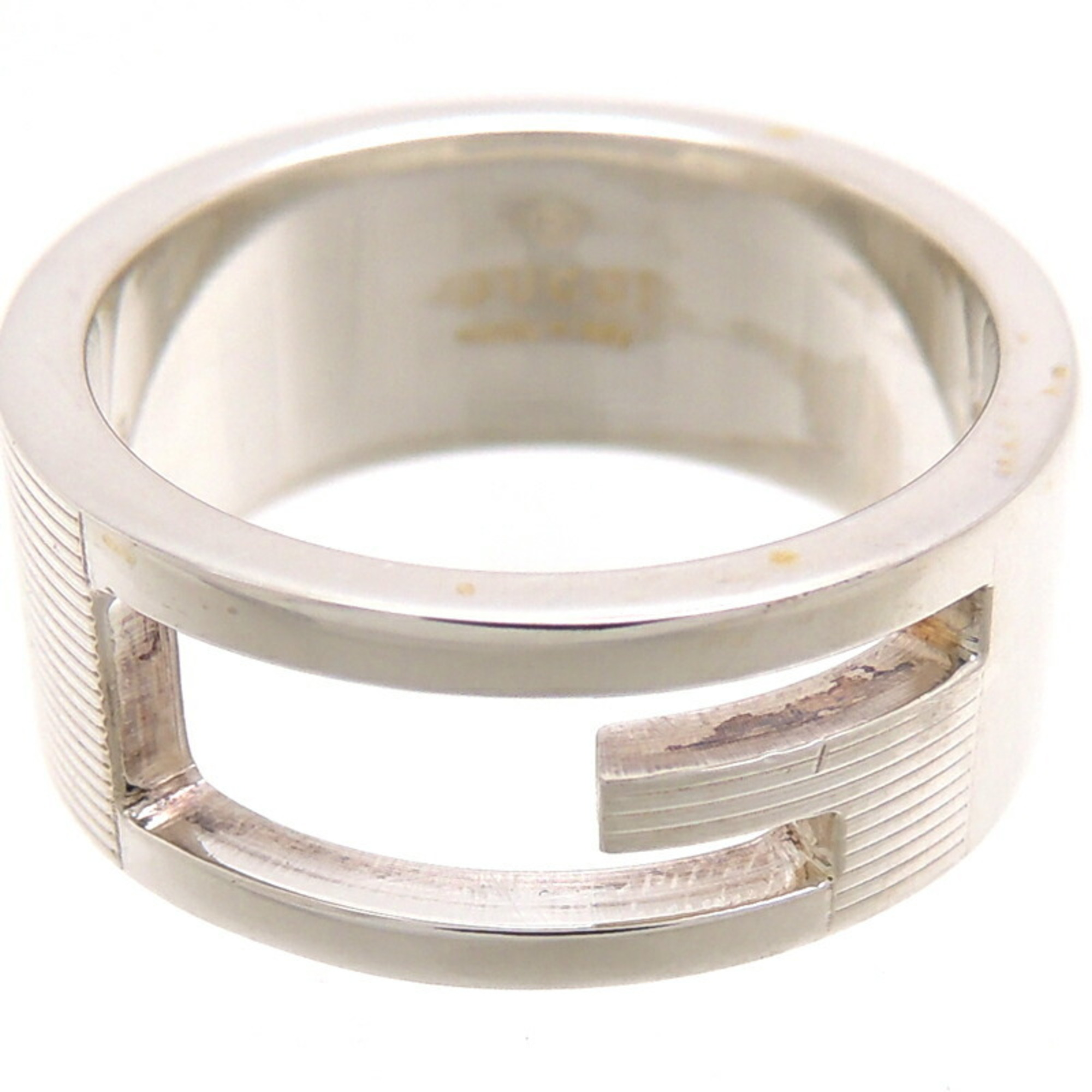 Gucci SV925 G Women's/Men's Ring Silver 925 No. 13