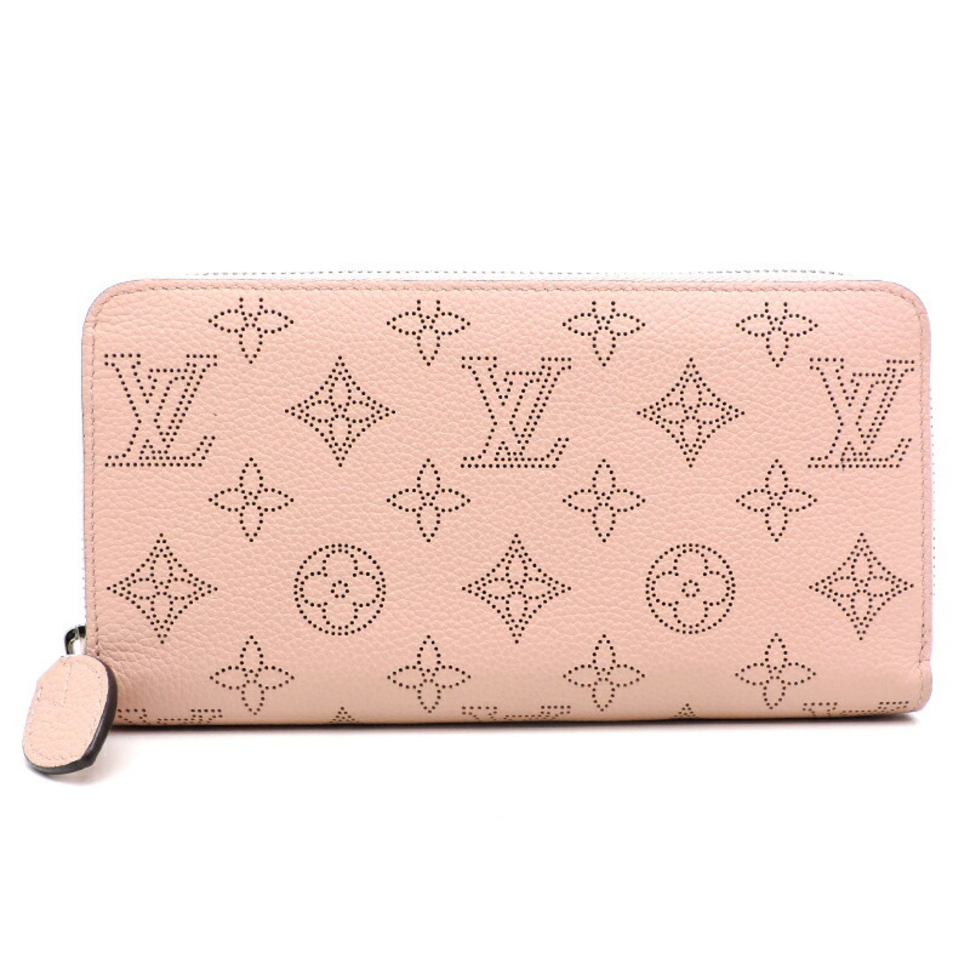 Louis Vuitton Mahina Zippy Women's Long Wallet M61868 Magnolia (Pink)