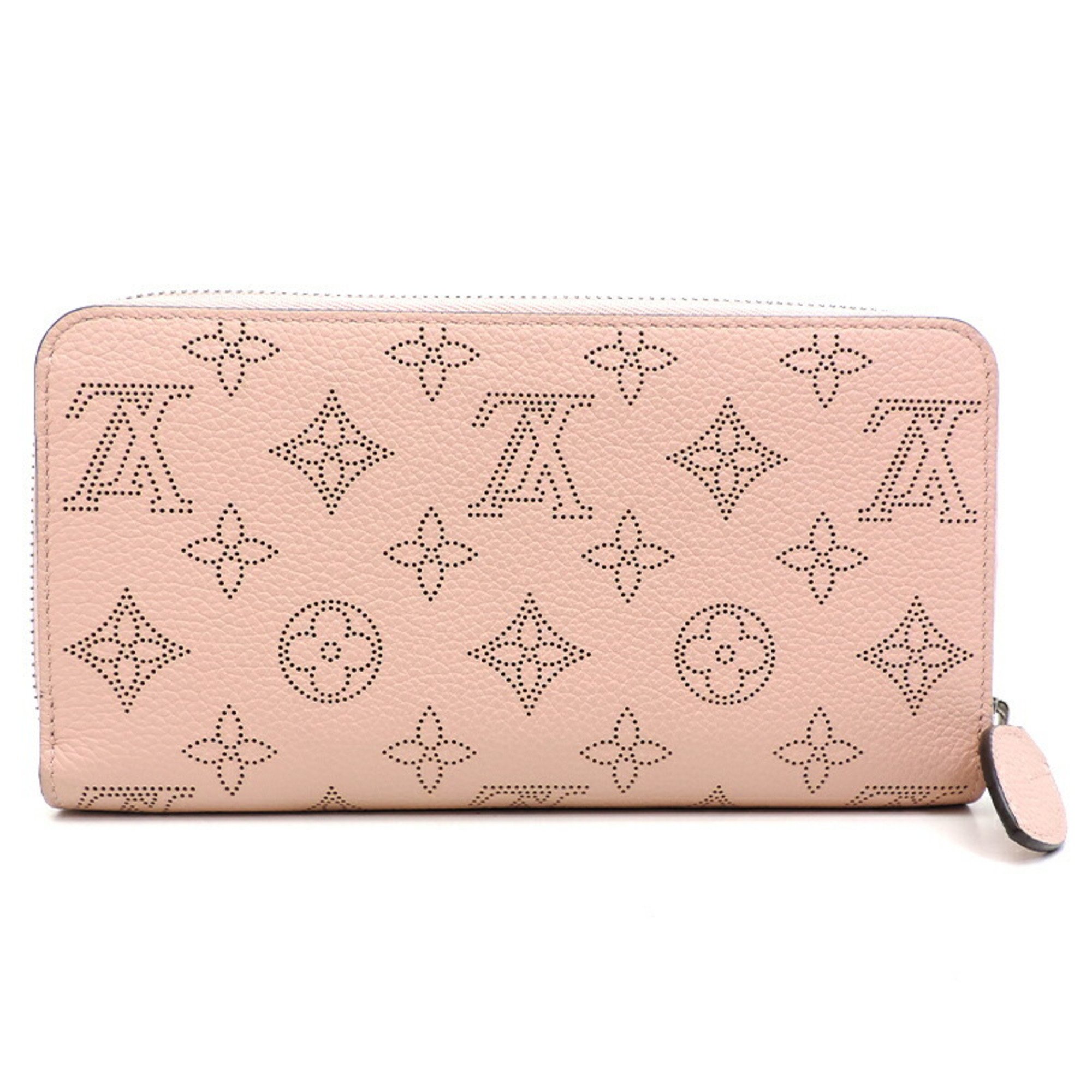 Louis Vuitton Mahina Zippy Women's Long Wallet M61868 Magnolia (Pink)