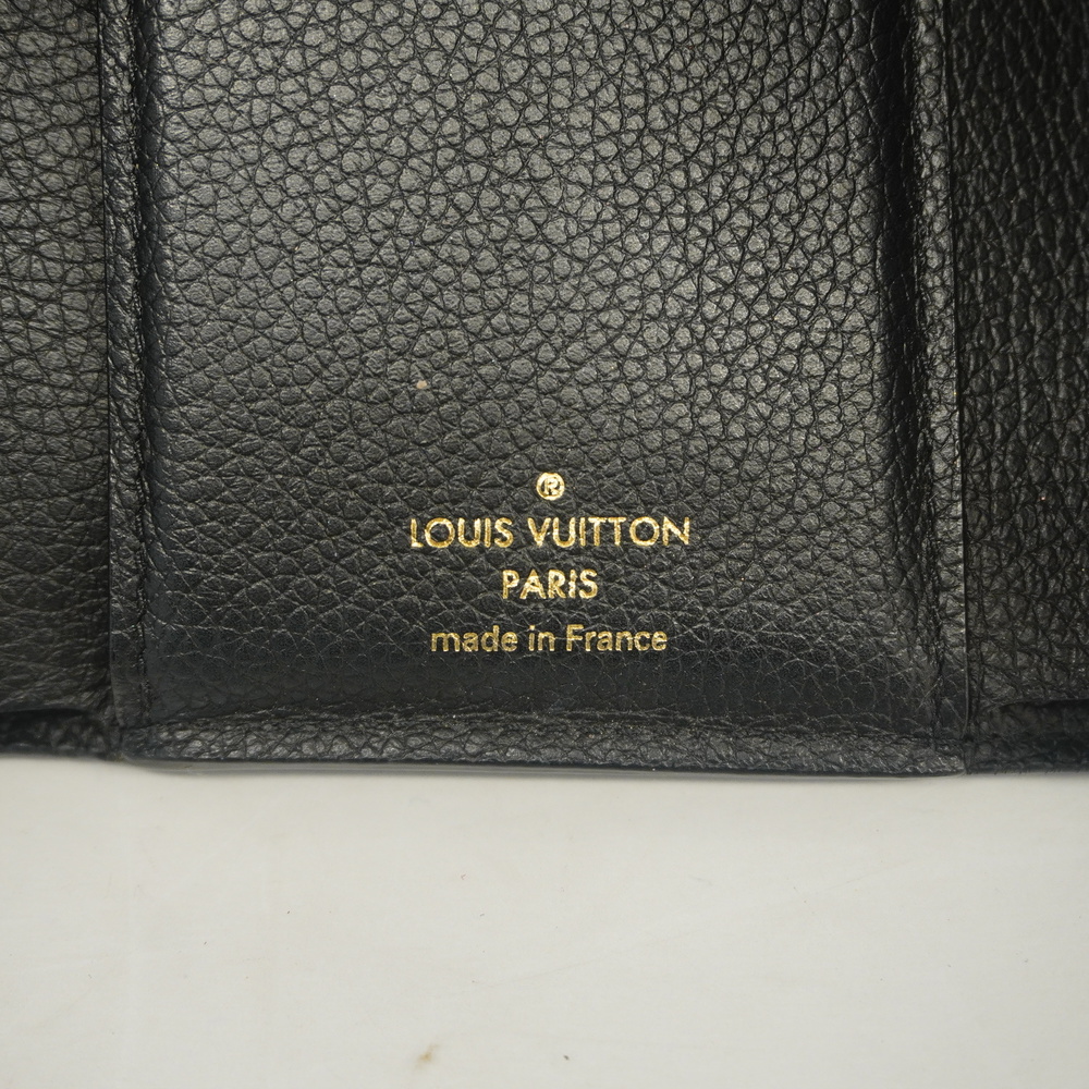 Auth Louis Vuitton Monogram Empreinte Portofeuil Victorine M64060