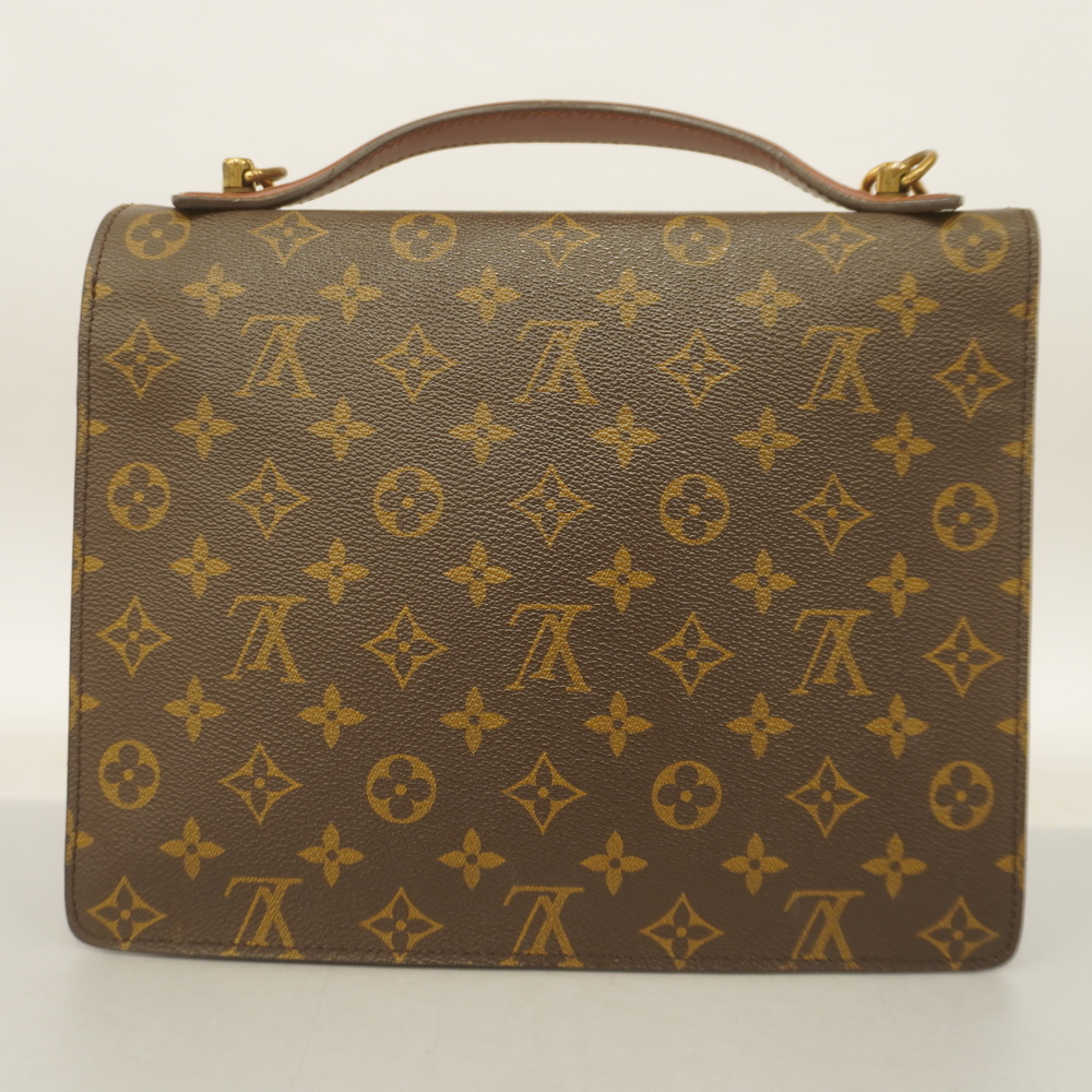 Auth Louis Vuitton Monogram 2way Bag Monceau M51185 Women's  Handbag,Shoulder Bag