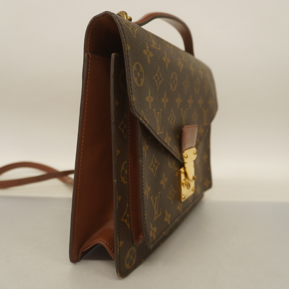 Auth Louis Vuitton Monogram Monceau 2-Way Shoulder Hand bag