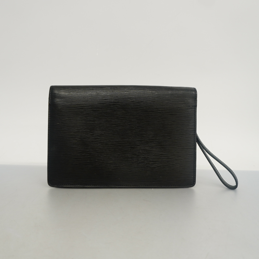 Auth Louis Vuitton Epi Serie Dragonne M52612 Women's Clutch Bag Noir