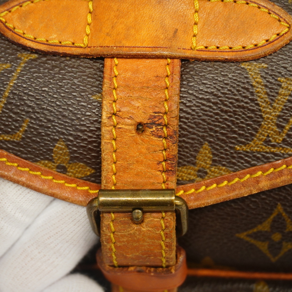 Auth Louis Vuitton Monogram Saumur 30 Shoulder Bag M42256 Used