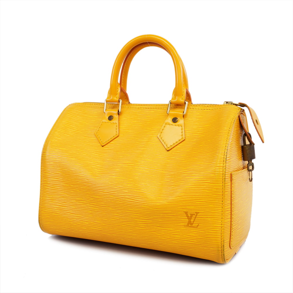 LOUIS VUITTON Yellow Epi Leather Speedy 25 - The Purse Ladies