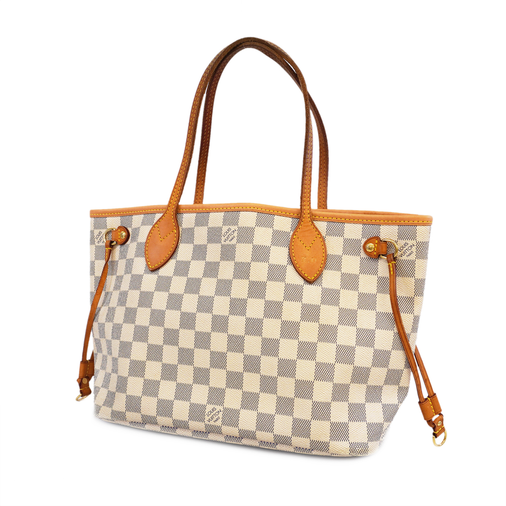 Louis Vuitton Damier Azur Neverfull PM N51110 Women's Tote Bag Damier Azur