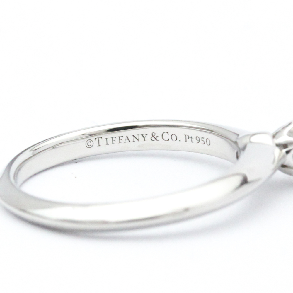 Tiffany Solitaire Ring Platinum Engagement & Wedding Diamond Band Ring Carat/0.3 Silver
