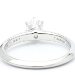Tiffany Solitaire Ring Platinum Engagement & Wedding Diamond Band Ring Carat/0.3 Silver