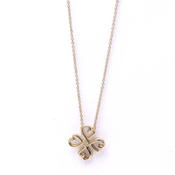 Tiffany Loving Heart Clover Necklace Pink Gold (18K) Diamond Men,Women Fashion Pendant Necklace (Pink Gold)