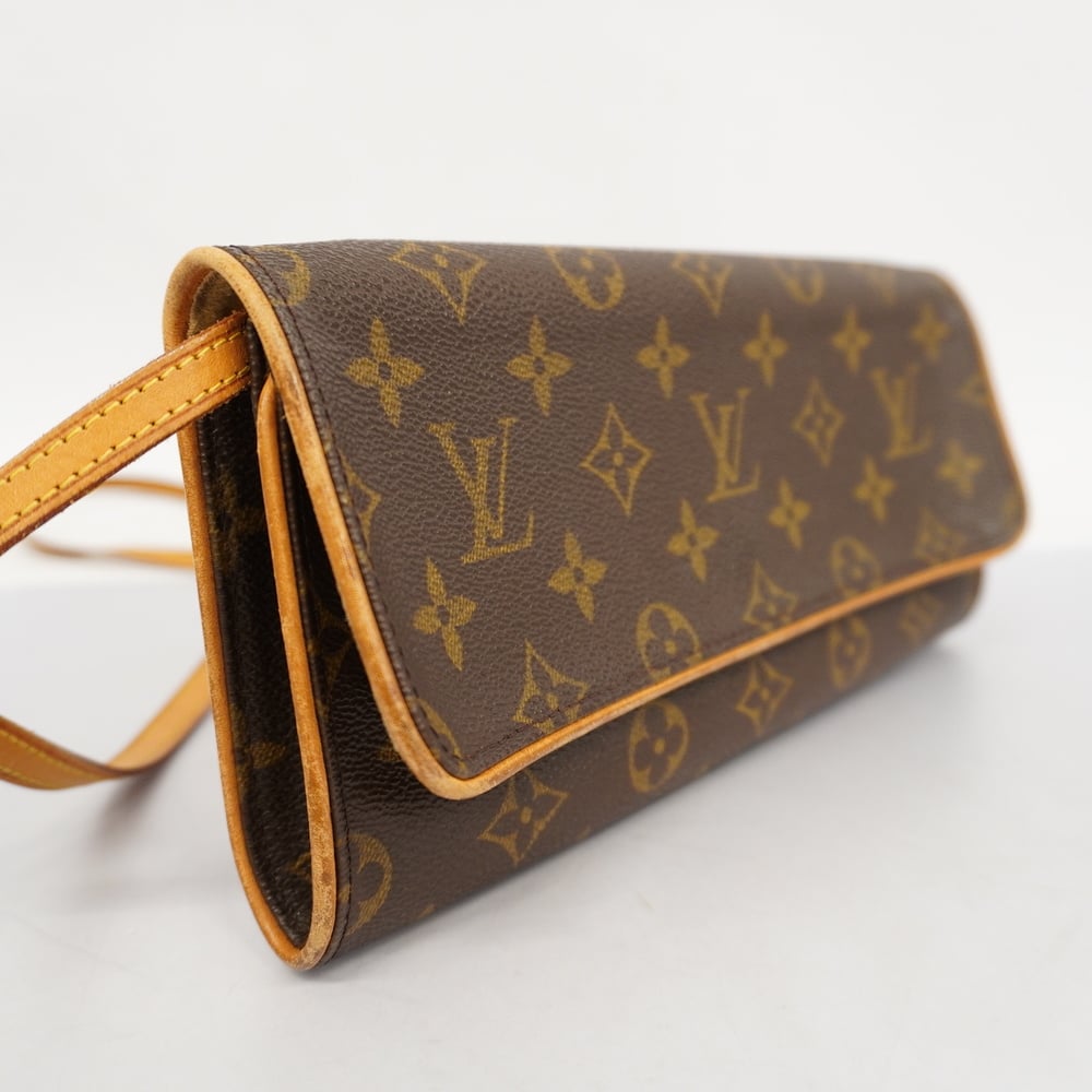 3ac2924] Auth Louis Vuitton Shoulder Bag Monogram Pochette Twin GM M51852