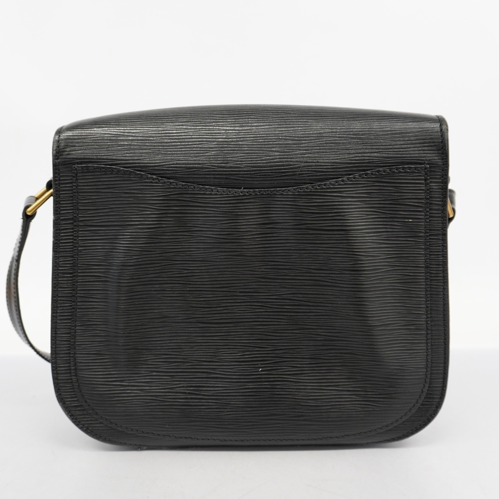 Louis-Vuitton-Epi-Saint-Cloud-Shoulder-Bag-Black-Noir-M52192