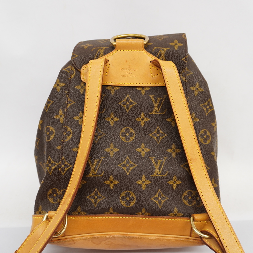 Auth Louis Vuitton LV Montsouris MM Monogram Vintage Backpack