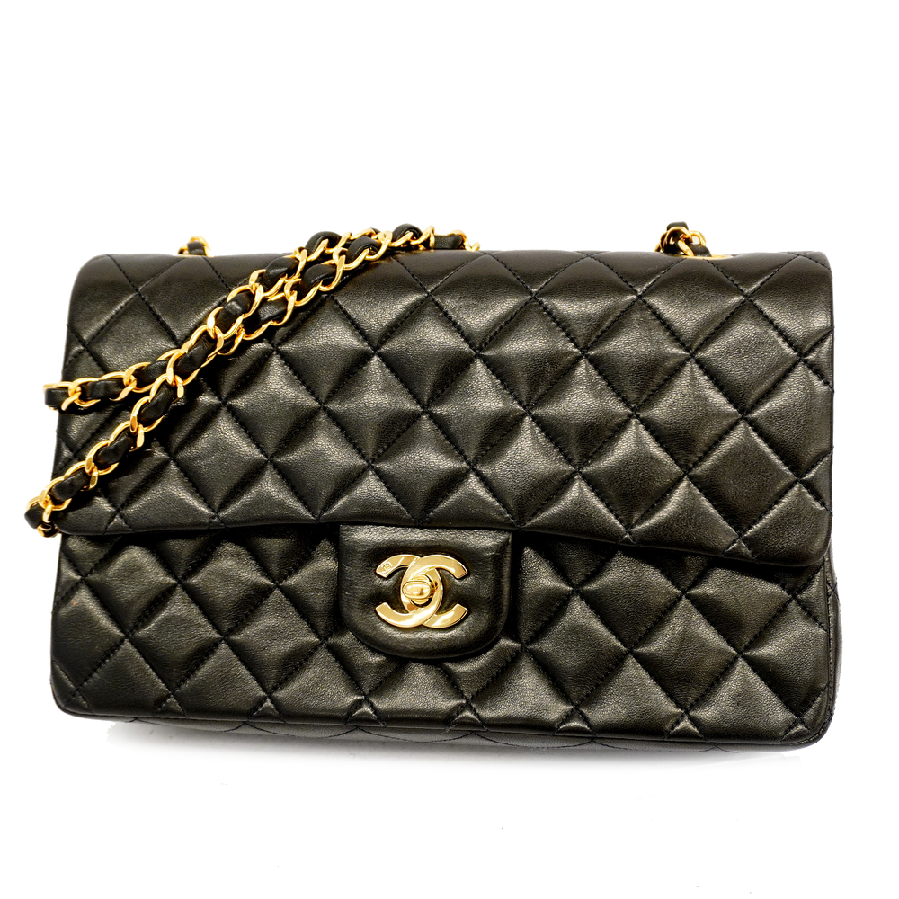 3ac2860-e] Auth Chanel Shoulder Bag Matelasse W Flap W Chain
