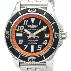 Polished BREITLING SuperOcean 42 Steel Automatic Mens Watch A17364 BF563365