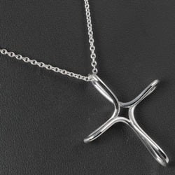 Tiffany Open Cross Necklace Silver 925 TIFFANY&Co. Women's