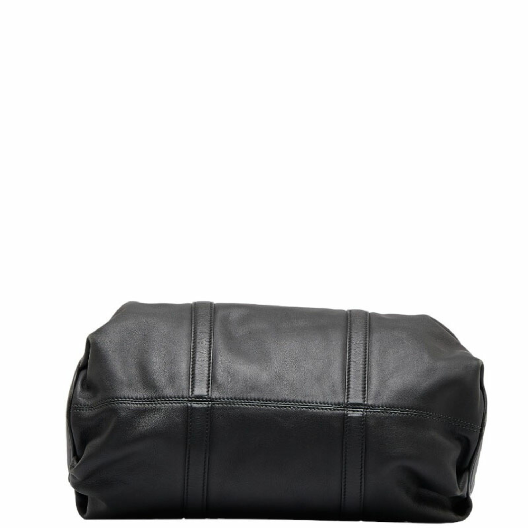 Gucci Old Drum Boston Handbag Shoulder Bag 002 122 0289 Black Leather Ladies GUCCI