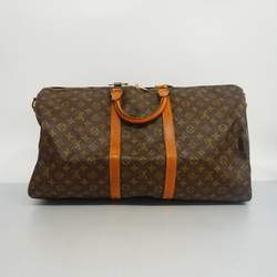 Authentic Louis Vuitton Boston Bag Keepall Bandouliere 55 Monogram M41414