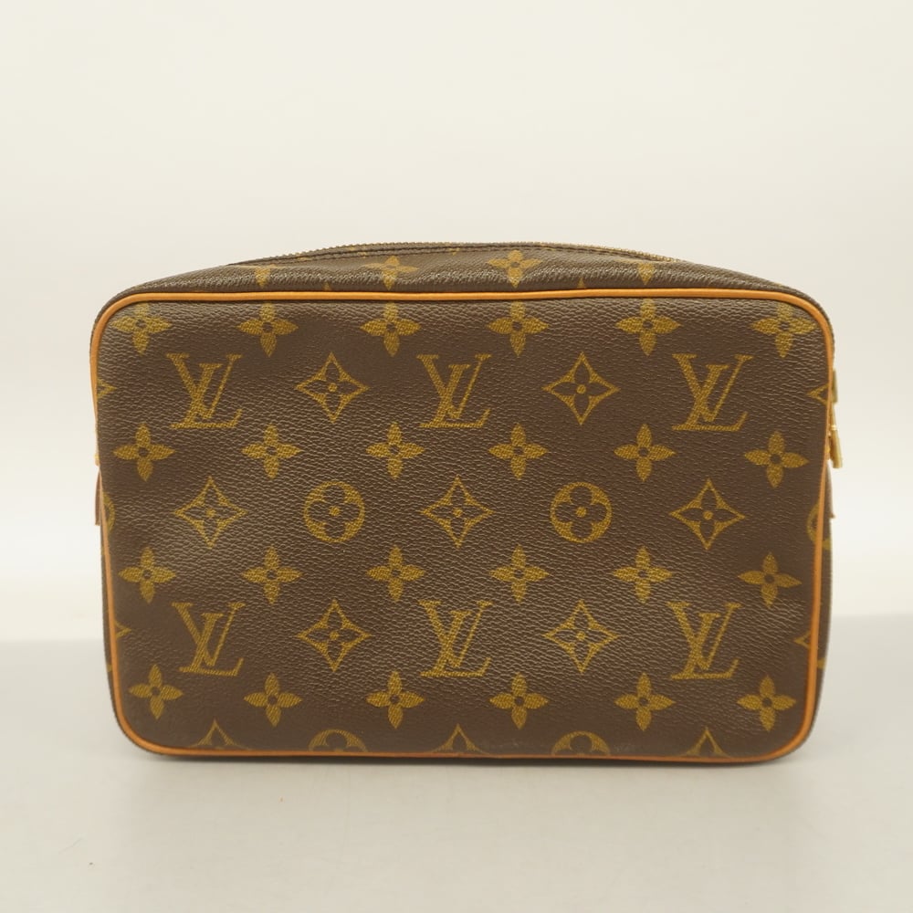 Auth Louis Vuitton Monogram Compiegne 23 M51847 Women's Clutch Bag
