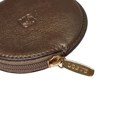 LOEWE Coin Case Brown Leather Ladies