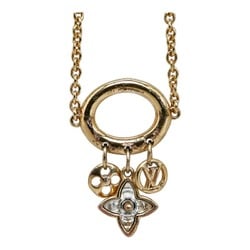 Louis Vuitton Necklace Mania Gold Silver Chain Pendant Ladies