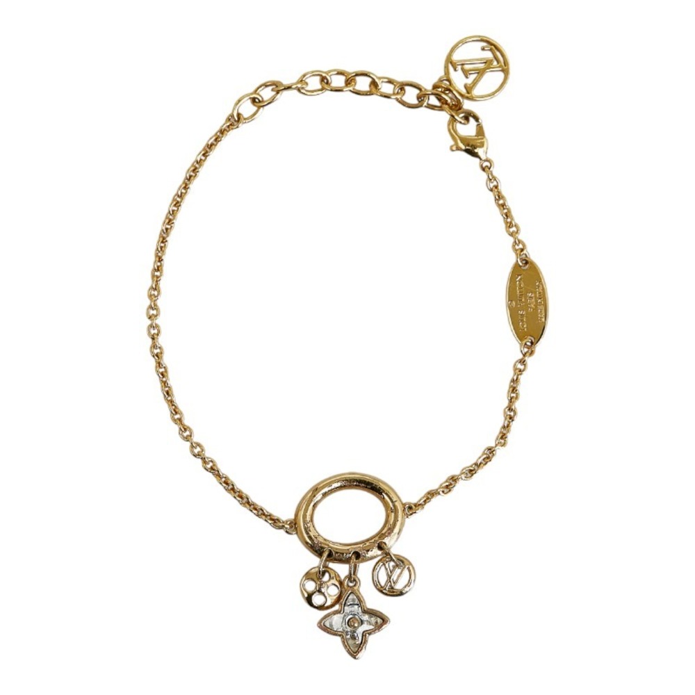 Louis Vuitton Bracelet My Blooming Strass M00583 Gold Plated Ladies LOUIS  VUITTON