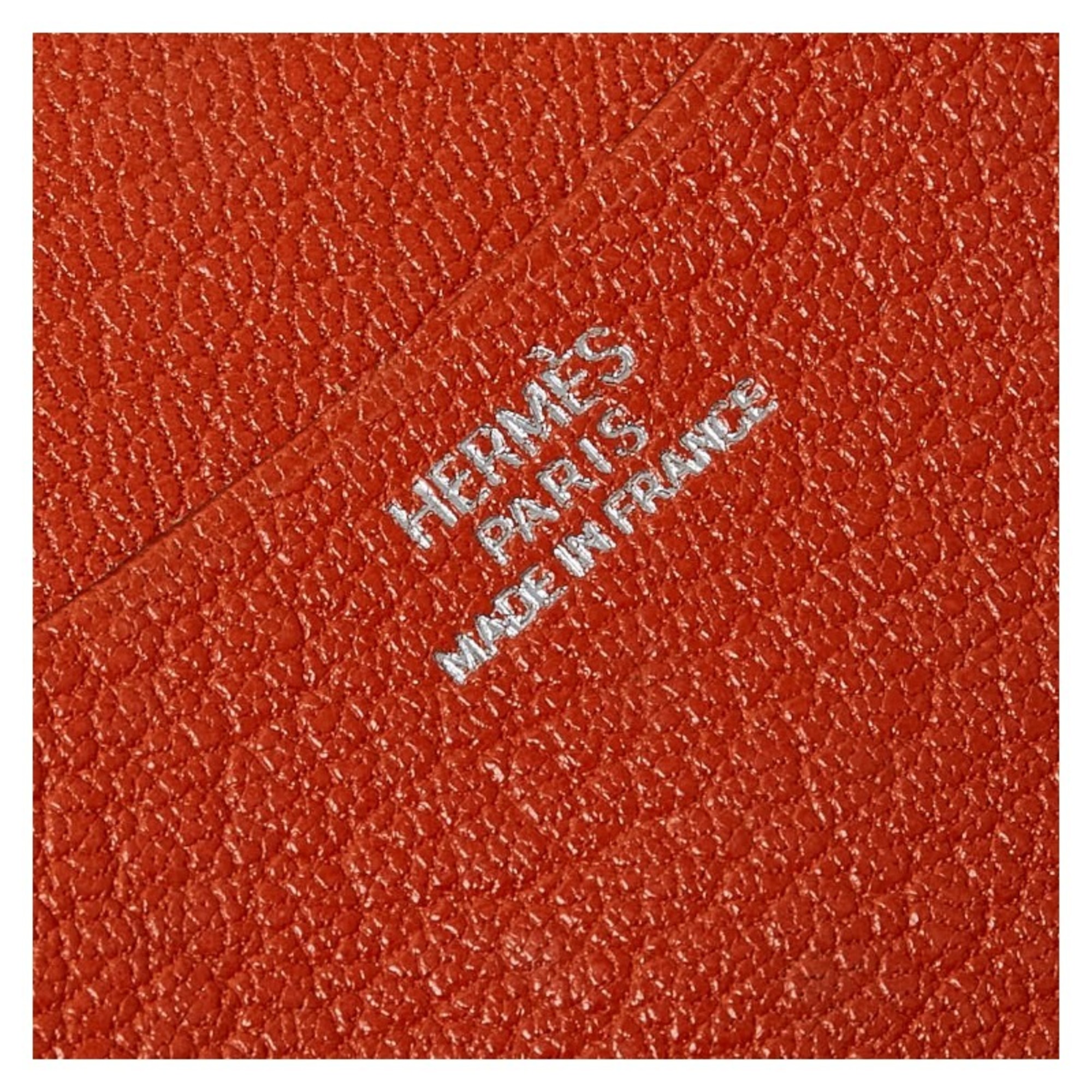 Hermes Agenda Notebook Cover Brown Leather Women's HERMES