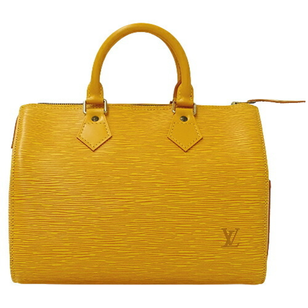 Louis Vuitton Speedy 25 Handbag Yellow Epi Leather M43019