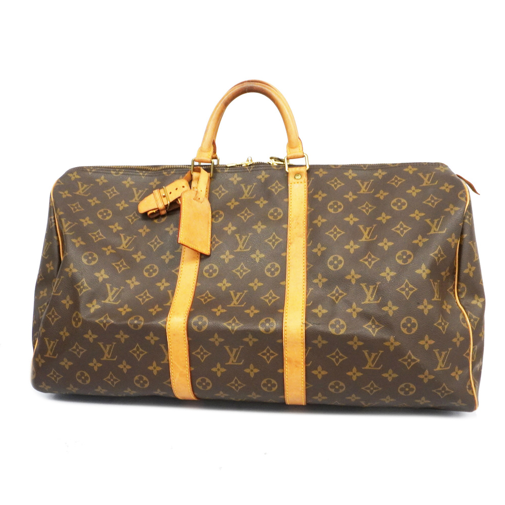 Louis Vuitton Monogram Keepall 55 Boston Bag Handbag M41424