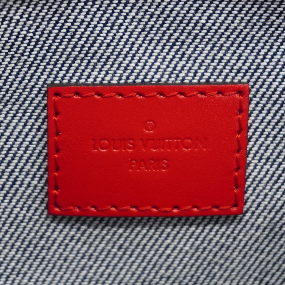 3ad3512]Auth Louis Vuitton 2WAY Bag Monogram Denim Speedy