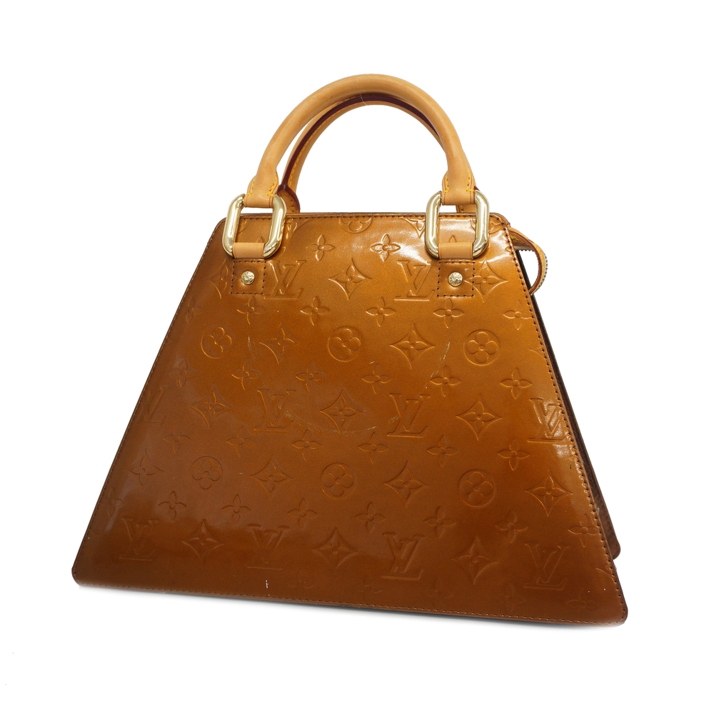 Auth Louis Vuitton Monogram Vernis Forsythe M91113 Women's Handbag