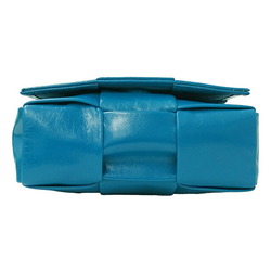 Bottega Veneta BOTTEGAVENETA Bag Women's Maxi Intrecciato Shoulder Lambskin Candy Cassette Pool Blue