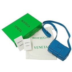 Bottega Veneta BOTTEGAVENETA Bag Women's Maxi Intrecciato Shoulder Lambskin Candy Cassette Pool Blue