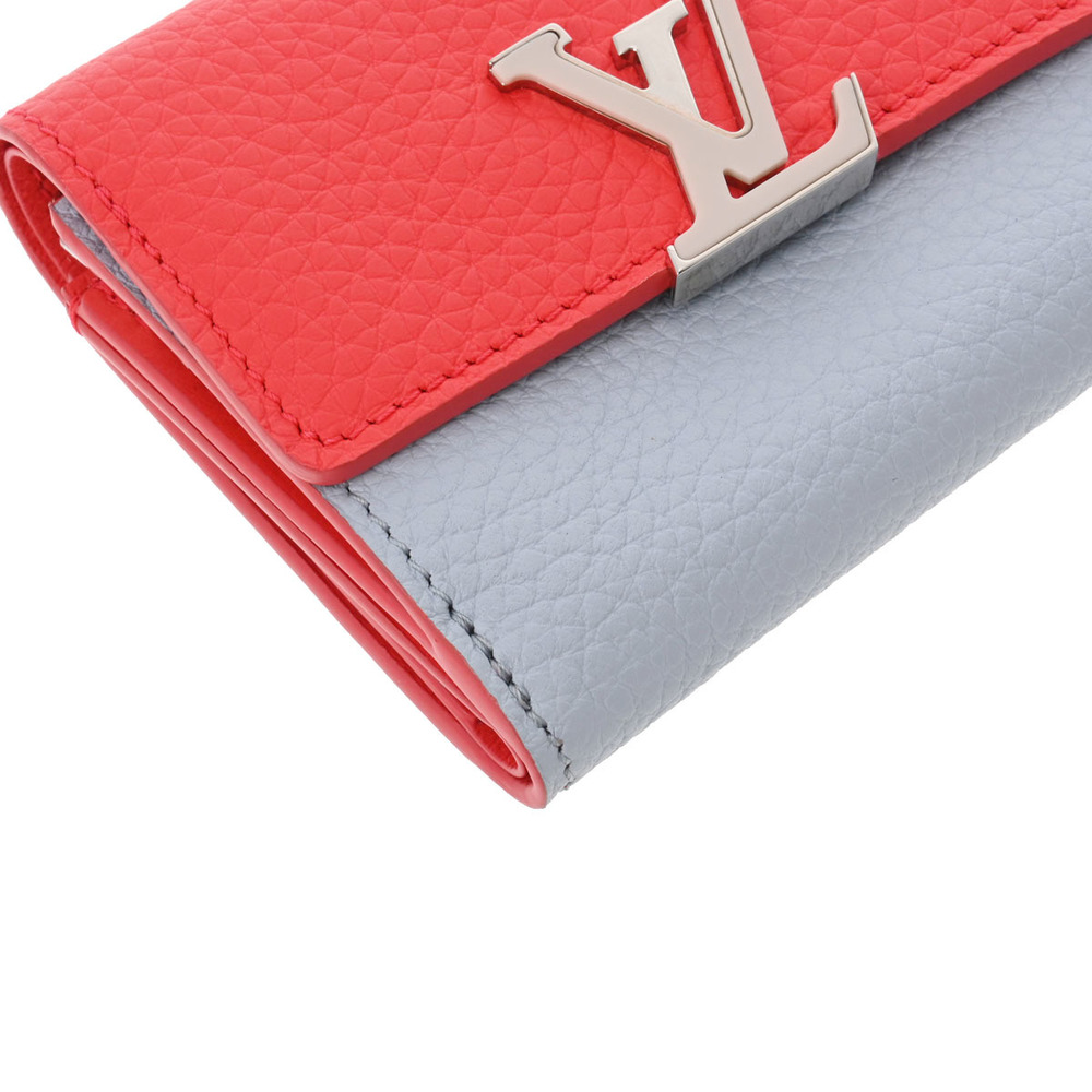 LOUIS VUITTON Capucines Long Wallet Canvas Leather Beige M80303 from japan  used